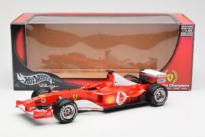 Ferrari F2003-GA F1 Constructors World Champions 2003 Hot Wheels 1:18 G3764 Metalas - nuotrauka 7 iš 7