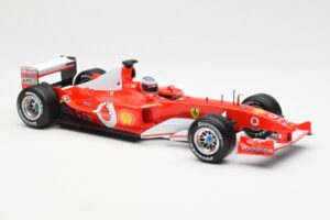 Ferrari F2003-GA #2 R. Barrichello F1 2003 Hot Wheels 1:18 B1024 Metalas - nuotrauka 4 iš 6