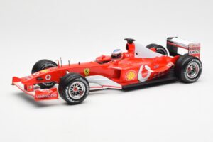 Ferrari F2003-GA #2 R. Barrichello F1 2003 Hot Wheels 1:18 B1024 Metalas