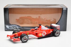 Ferrari F2003-GA #2 R. Barrichello F1 2003 Hot Wheels 1:18 B1024 Metalas - nuotrauka 6 iš 6