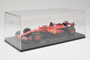 Ferrari SF-24 #16 C. Leclerc Emilia Romagna Grand Prix 2024 Bburago 1:18 18-16821-L-IMOLA-SHOWCASE Metalas - nuotrauka 6 iš 7