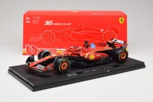 Ferrari SF-24 #16 C. Leclerc Emilia Romagna Grand Prix 2024 Bburago 1:18 18-16821-L-IMOLA-SHOWCASE Metalas - nuotrauka 7 iš 7