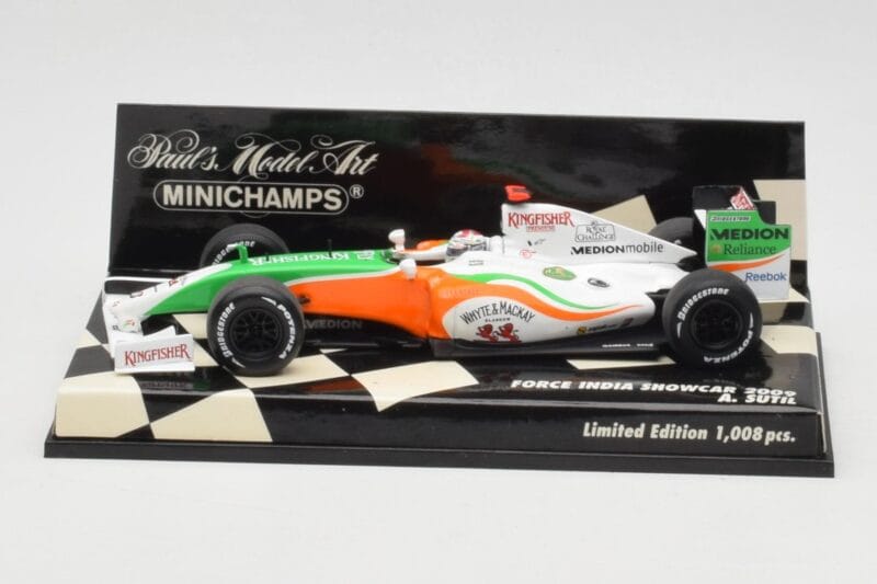 Force India Mercedes VJM02 #20 A. Sutil Showcar 2009 Minichamps 1:43 400090090 Metalas