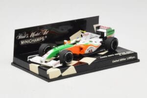 Force India Mercedes VJM02 #21 G. Fisichella Showcar 2009 Minichamps 1:43 400090091 Metalas - nuotrauka 2 iš 5