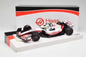 Haas VF-22 #47 M. Schumacher Bahrain GP 2022 Minichamps 1:18 147220147 Metalas - nuotrauka 7 iš 7