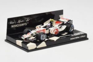 Honda RA106 A. Davidson Test Driver F1 2006 Minichamps 1:43 400060036 Metalas - nuotrauka 2 iš 5