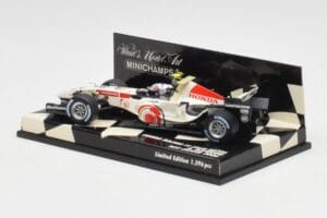 Honda RA106 A. Davidson Test Driver F1 2006 Minichamps 1:43 400060036 Metalas - nuotrauka 3 iš 5