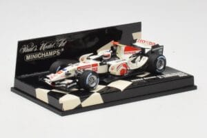 Honda RA106 #11 R. Barrichello F1 2006 Minichamps 1:43 400060011 Metalas - nuotrauka 2 iš 5