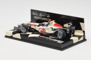 Honda RA106 #11 R. Barrichello F1 2006 Minichamps 1:43 400060011 Metalas - nuotrauka 3 iš 5