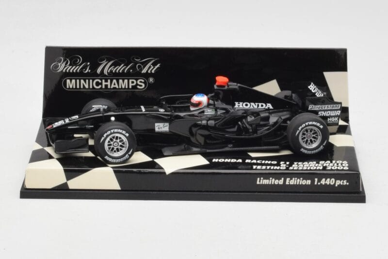 Honda RA106 #11 R. Barrichello Test Car 2006 Minichamps 1:43 400060211 Metalas