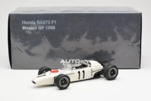 Honda RA272 #11 R. Ginther Mexican Grand Prix 1965 AUTOart 1:18 86597 Metalas - nuotrauka 8 iš 8
