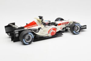 Honda Racing Team RA106 #12 J. Button F1 2006 Minichamps 1:18 100060012 Metalas - nuotrauka 2 iš 6