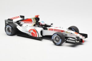 Honda RA106 Honda Racing Team R. Barrichello F1 Showcar 2006 Minichamps 1:18 08MF1-06B-CRB18 Metalas - nuotrauka 4 iš 6
