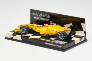 Jordan EJ15 S. Yamamoto F1 Silverstone Test 2005 Minichamps 1:43 400050239 Metalas - nuotrauka 2 iš 6