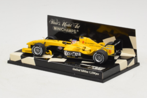 Jordan EJ14 Ford #19 T. Glock Jordan Ford F1 Team 2004 Minichamps 1:43 400040039 Metalas - nuotrauka 3 iš 5