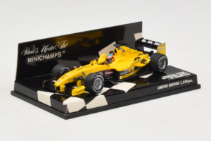 Jordan EJ14 Ford #18 N. Heidfeld Jordan Ford F1 Team Showcar 2004 Minichamps 1:43 400040088 Metalas - nuotrauka 2 iš 5