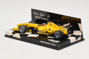 Jordan EJ14 Ford #18 N. Heidfeld Jordan Ford F1 Team Showcar 2004 Minichamps 1:43 400040088 Metalas - nuotrauka 3 iš 5