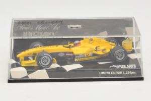 Jordan EJ14 Ford #18 N. Heidfeld Jordan Ford F1 Team Showcar 2004 Minichamps 1:43 400040088 Metalas - nuotrauka 4 iš 5
