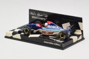 Jordan Hart 192 #32 S. Modena Race Car 1992 Minichamps 1:43 400920032 Metalas - nuotrauka 3 iš 5