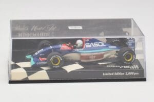 Jordan Hart 192 #32 S. Modena Race Car 1992 Minichamps 1:43 400920032 Metalas - nuotrauka 5 iš 5