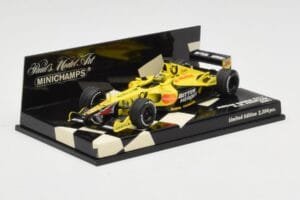 Jordan Honda EJ11 #7 H-H. Frentzen F1 2001 Minichamps 1:43 400010011 Metalas - nuotrauka 2 iš 5