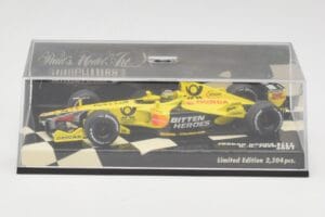 Jordan Honda EJ11 #7 H-H. Frentzen F1 2001 Minichamps 1:43 400010011 Metalas - nuotrauka 5 iš 5