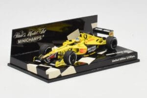Jordan Honda EJ11 #11 J. Trulli F1 2001 Minichamps 1:43 400010012 Metalas - nuotrauka 2 iš 5
