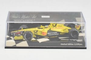 Jordan Honda EJ11 #11 J. Trulli F1 2001 Minichamps 1:43 400010012 Metalas - nuotrauka 5 iš 5