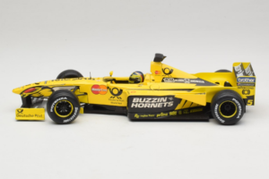 Jordan EJ10 H-H. Frentzen F1 Launch Edition 2000 Hot Wheels 1:18 29160 Metalas - nuotrauka 3 iš 6
