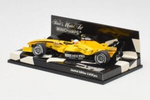 Jordan EJ15 Toyota R. Doornbos Test Driver F1 2005 Minichamps 1:43 400050039 Metalas - nuotrauka 3 iš 5