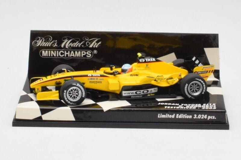 Jordan EJ15 Toyota R. Doornbos Test Driver F1 2005 Minichamps 1:43 400050039 Metalas