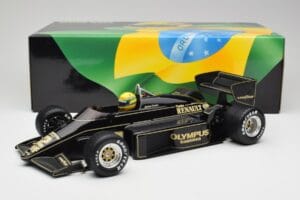 Lotus Renault 97T John Player Special #12 A. Senna Portuguese GP 1985 1st Victory Minichamps 1:12 540851292 Metalas - nuotrauka 8 iš 8