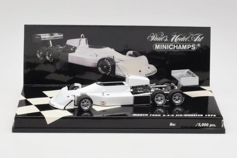 March 2-4-0 Six Wheeler #12 F1 1976 Minichamps 1:43 436760699 Metalas