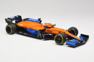 McLaren MCL35M #3 D. Ricciardo Bahrain GP 2021 Minichamps 1:18 530211803 Metalas - nuotrauka 4 iš 7