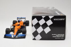McLaren MCL35M #3 D. Ricciardo Italian GP Winner 2021 Minichamps 1:18 530213303 Derva - nuotrauka 6 iš 7