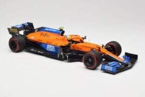 McLaren MCL35M #4 L. Norris Pole Position Russian GP 2021 Minichamps 1:18 530213404 Metalas - nuotrauka 4 iš 7