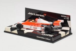McLaren Ford M26 B. Giacomelli British GP 1978 Minichamps 1:43 530784333 Metalas - nuotrauka 3 iš 5