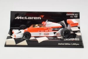 McLaren Ford M26 B. Giacomelli British GP 1978 Minichamps 1:43 530784333 Metalas