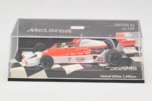 McLaren Ford M26 B. Giacomelli British GP 1978 Minichamps 1:43 530784333 Metalas - nuotrauka 5 iš 5