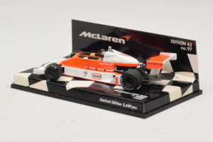 McLaren M26 Ford J. Hunt F1 1977 Minichamps 1:43 530774301 Metalas - nuotrauka 3 iš 5
