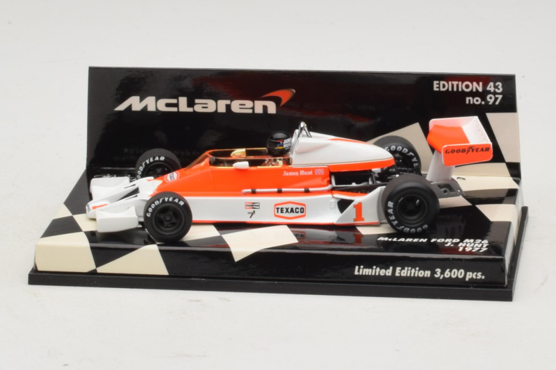 McLaren M26 Ford J. Hunt F1 1977 Minichamps 1:43 530774301 Metalas