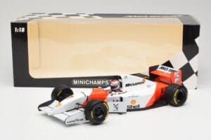 McLaren Ford MP4/8 #7 M. Andretti European GP 1993 Minichamps 1:18 530931827 Derva - nuotrauka 6 iš 7