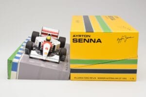 McLaren Ford MP4/8 #8 A. Senna Winner Australian GP 1993 Minichamps 1:18 543933838 Metalas - nuotrauka 6 iš 7