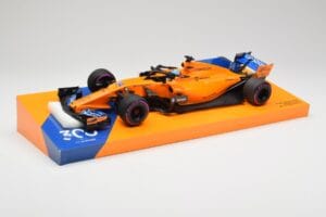 McLaren MCL33 #14 F. Alonso Canadian Grand Prix 300th Start 2018 Minichamps 1:18 533184014 Metalas - nuotrauka 2 iš 6