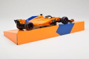 McLaren MCL33 #14 F. Alonso Canadian Grand Prix 300th Start 2018 Minichamps 1:18 533184014 Metalas - nuotrauka 3 iš 6