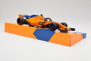 McLaren MCL33 #14 F. Alonso Canadian Grand Prix 300th Start 2018 Minichamps 1:18 533184014 Metalas - nuotrauka 4 iš 6