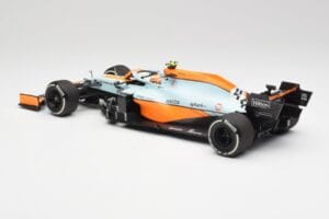McLaren MCL35M #4 L. Norris Monaco GP 2021 Minichamps 1:18 530212404 Metalas - nuotrauka 5 iš 7