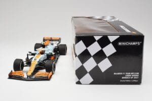 McLaren MCL35M #4 L. Norris Monaco GP 2021 Minichamps 1:18 530212404 Metalas - nuotrauka 7 iš 7
