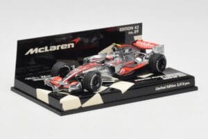 McLaren Mercedes MP4-23 #23 H. Kovalainen Showcar 2008 Minichamps 1:43 530084393 Metalas - nuotrauka 2 iš 5