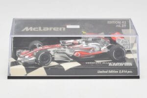 McLaren Mercedes MP4-23 #23 H. Kovalainen Showcar 2008 Minichamps 1:43 530084393 Metalas - nuotrauka 5 iš 5